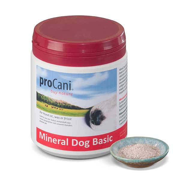 proCani Mineral Dog Basic Nahrungsergänzung für Hunde - 500g