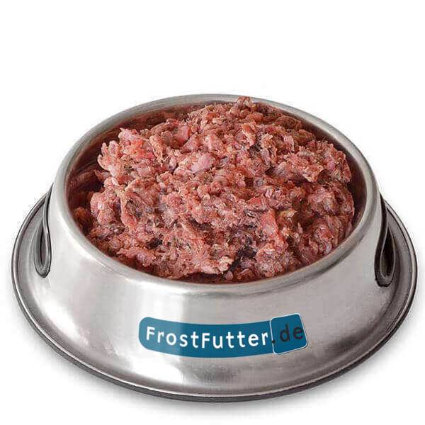 BARF Frostfleisch für Hunde - Ente Carnivor mit zartem Fleisch, Pansen und Entenweichknochen