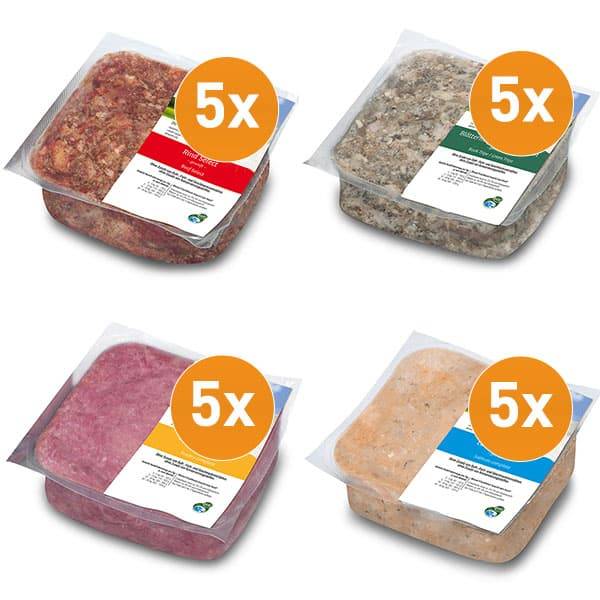 FrostFutter BARF Frostfleisch Paket zur Versorgung mit Vitaminen und dem Zellaufbau